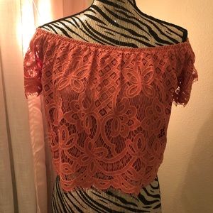 Express Lace Crop Top